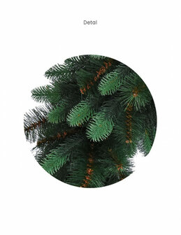 Kerstkrans Rocky mix PE 100 - natuurlijke uitstraling - volle kerstkrans - realistische naaldstructuren