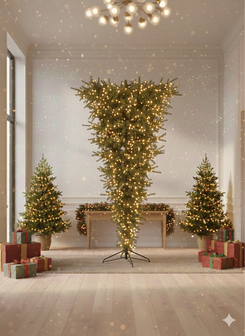 Perfect omgekeerde kerstboom 210