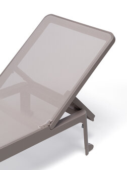 Nardi Plano - Ligbed - Luxe - Extra breed - Tortora / Tortora