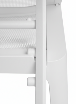 Nardi Plano - Ligbed - Luxe - Extra breed - Wit / Wit