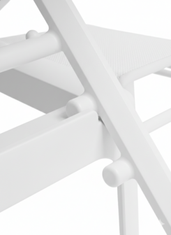 Nardi Plano - Ligbed - Luxe - Extra breed - Wit / Wit