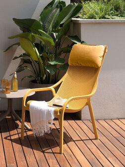Nardi outdoor Net - Loungestoel - kleur Senape - Stapelbaar - 100% Recyclebaar