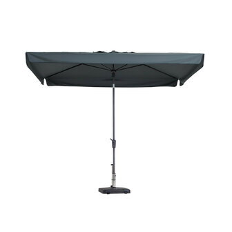 Madison Delos - Staande Parasol - Rechthoekig - 2x3 meter - Grijs