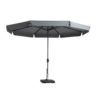 Madison Syros Luxe - Staande Parasol - Rond 3.5 meter - Licht Grijs