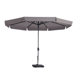 Madison Syros Luxe - Staande Parasol - Rond 3.5 meter - Taupe