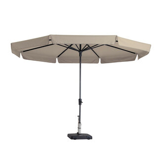Madison Syros Luxe - Staande Parasol - Rond 3.5 meter - Ecru