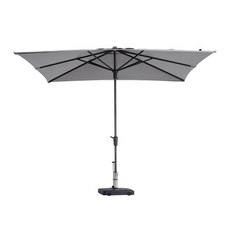Madison Syros Luxe - Staande Parasol - Vierkant 2.8 meter - Licht Grijs