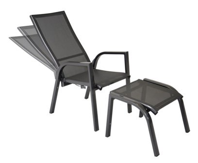 Lesli Living Mojito Negro - Tuinstoel - Verstelbaar
