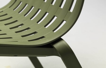Nardi Folio schommelstoel wit - hoogwaardig kunststof - rugleuning verstelbaar