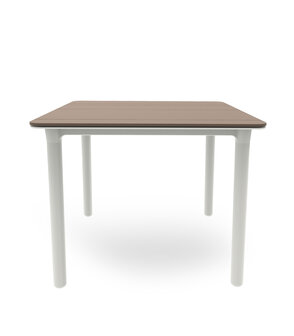 Resol Noa Kunststof Tuintafel 90x90 kleur: arena / wit