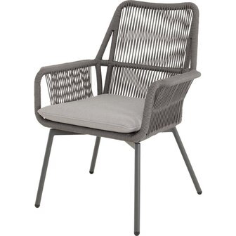 Lesli Living Silas - Armstoel - Rope - Groen