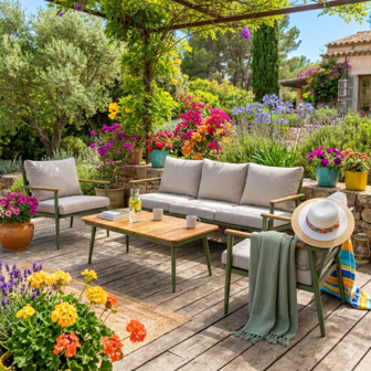 Lesli Living Riga - Loungeset - rope wicker