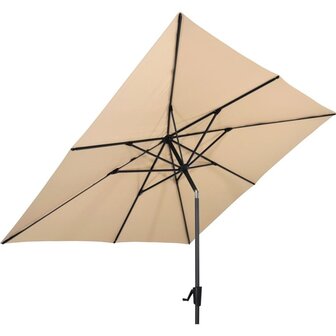 Lesli Living Libra - Staande Parasol - Vierkant 2.5 meter - Ecru