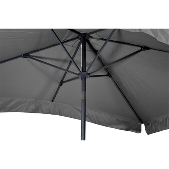 Lesli Living Libra - Staande Parasol -Opdraaimechanisme - Rechthoekig 2x3 meter - Grijs