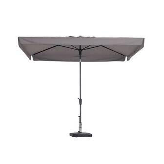 Madison Delos - Staande Parasol - Rechthoekig - 2x3 meter - Grijs