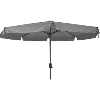 Lesli Living Libra - Staande Parasol -Opdraaimechanisme - Rond 3.5 meter - Grijs