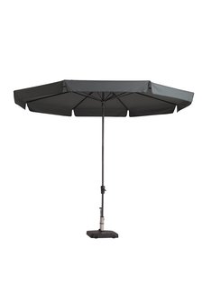 Syros ronde parasol 3.5 meter van madison kleur: grijs