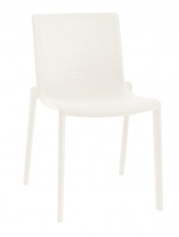 Beekat Resol-kunststof-stoel of terrasstoel-ideaal-voor-de-horeca en stapelbaar kleur wit