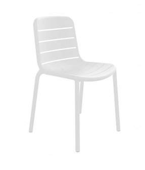 Gina Resol terrasstoel in de kleur wit