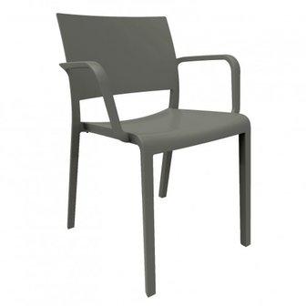 New Fiona terrasstoel Resol kleur donker grijs