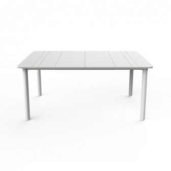 Resol Noa Kunststof Tuintafel 160x90 kleur: wit