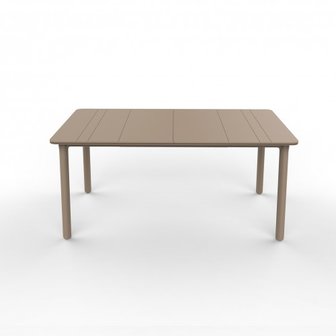 Resol Noa Kunststof Tuintafel 160x90 kleur: taupe