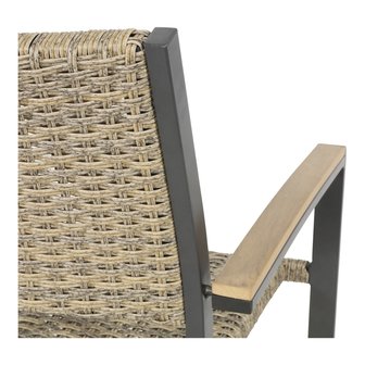 Tuinset Arezzo wicker 90x90