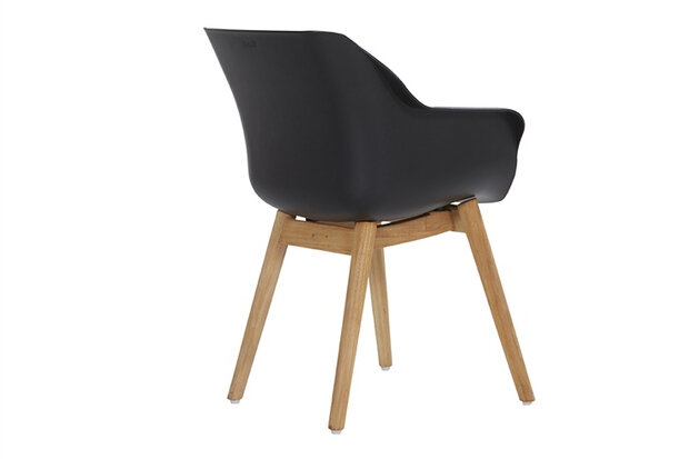 Hartman Sophie Teak Armchair, kleur: carbon black