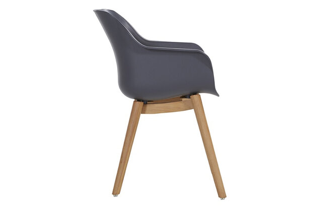 Hartman Sophie Teak Armchair, kleur: carbon black