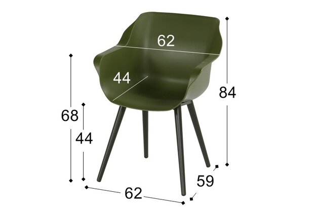 afmetingen hartman sophie studio moss green