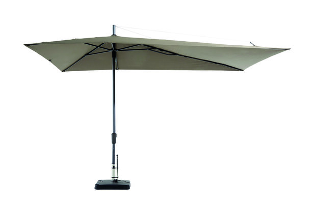 Madison asymetric rechthoekige parasol 2.2x3.6 meter