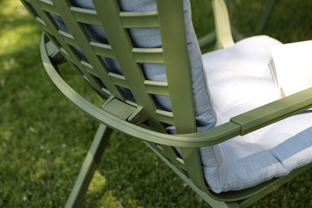 Nardi Folio relax fauteuil agave - hoogwaardig kunststof - verstelbare rugleuning