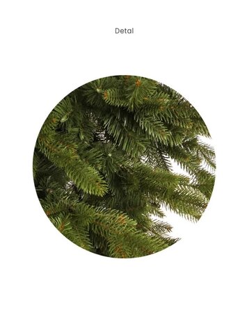 Premium mix PE/PVC - Kunstkerstboom - 400 cm - Natuurlijke uitstraling - Brandcertificaat