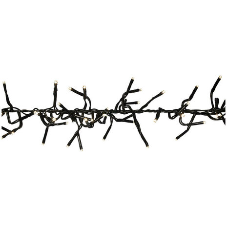 Super Cluster - Kerstverlichting - mini LED - Groen snoer - IP44