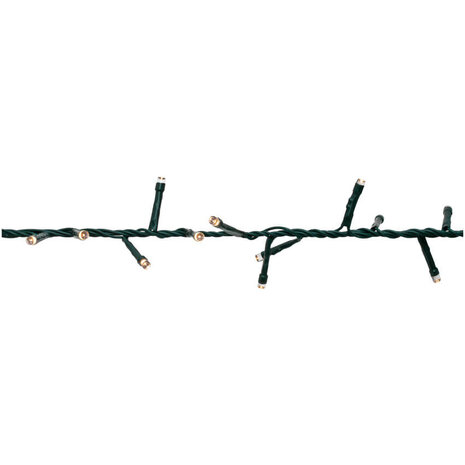 Cluster - Kerstverlichting - mini LED's - Groen snoer - IP44