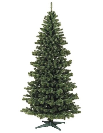 Volle compacte kunstkerstboom 240 cm hoog