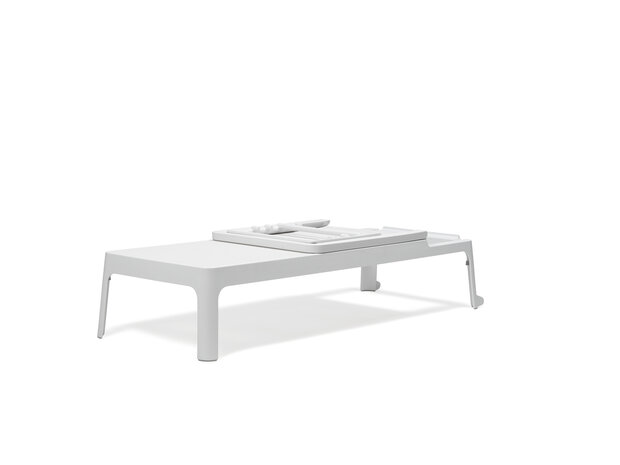 Nardi Plano - Ligbed - Luxe - Extra breed - Wit / Wit