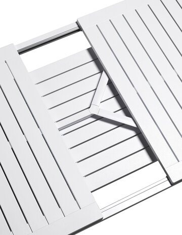 Nardi Alloro 140 - Tuintafel uitschuifbaar - Tortora / Wit