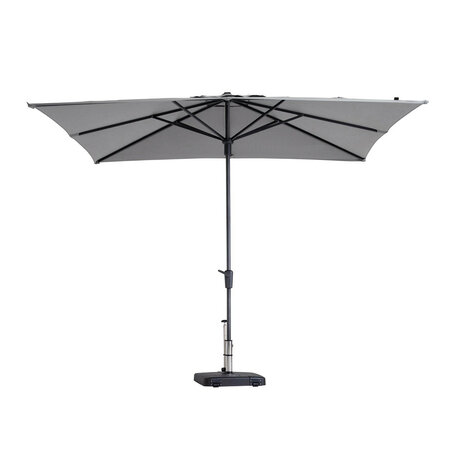 Madison Syros Luxe - Staande Parasol - Vierkant 2.8 meter - Licht Grijs