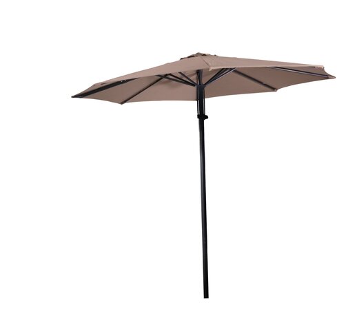 Lesli Living Libra - Staande Parasol -Opdraaimechanisme - Rond 3 meter - Ecru