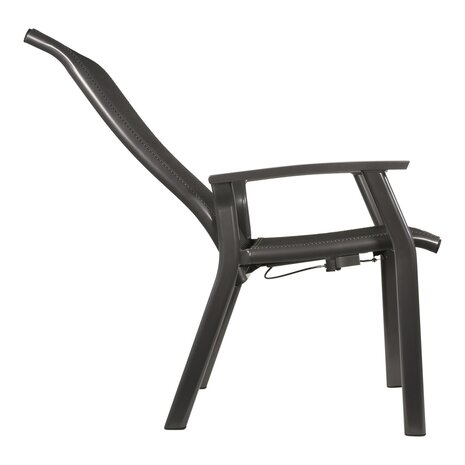 Lesli Living Mojito Negro 2 - Tuinstoel - Verstelbaar