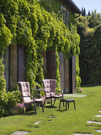 Nardi Folio schommelstoel antraciet - hoogwaardig kunststof -  luxe fauteuil