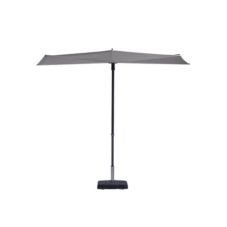 Madison Sun Wave - Balkonparasol - rechthoekige - 2.7x1.5 meter - Licht Grijs