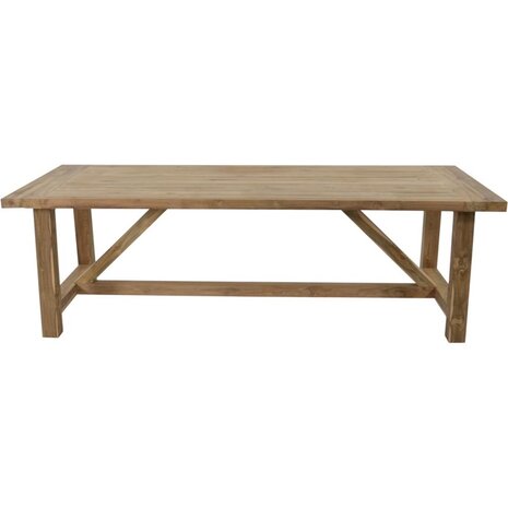 Lesli Living Castle - Tuintafel - 240x100 cm - Teak 