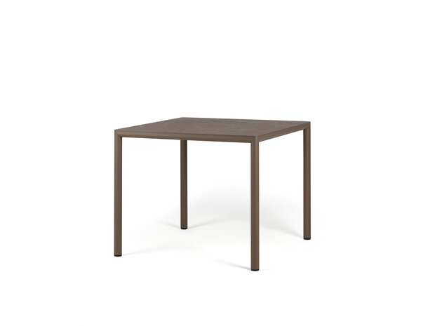 Nardi Piave 90 - Tuintafel - Vierkant 90 cm - Tabacco