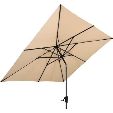 Lesli Living Libra - Staande Parasol - Vierkant 2.5 meter - Ecru