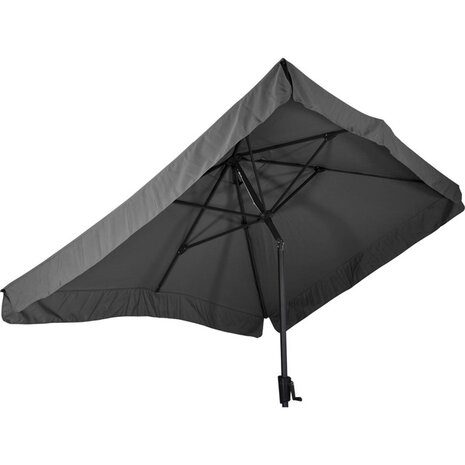 Lesli Living Libra - Staande Parasol -Opdraaimechanisme - Rechthoekig 2x3 meter - Grijs