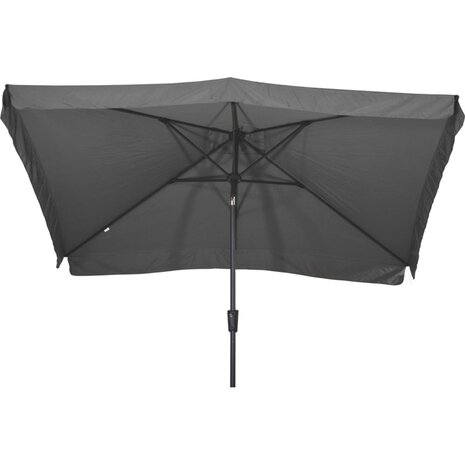 Lesli Living Libra - Staande Parasol -Opdraaimechanisme - Rechthoekig 2x3 meter - Grijs