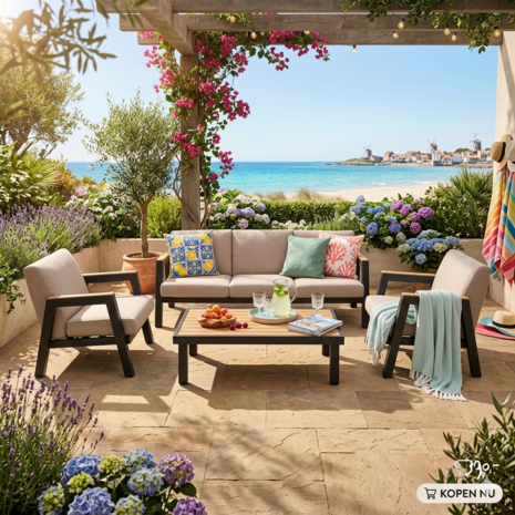 Lesli Living Manu - Loungeset - Aluminium