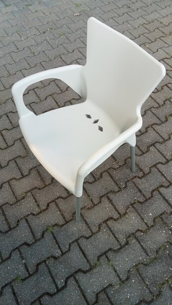 bella armstoel lesli living licht grijs